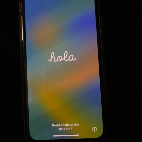 iPhone X black (used)